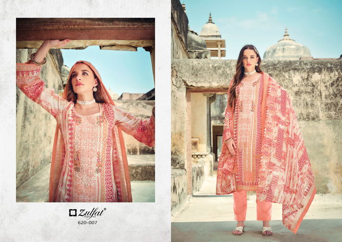 Gulnaaz By Zulfat Cotton Printed Dress Material Suppliers In India